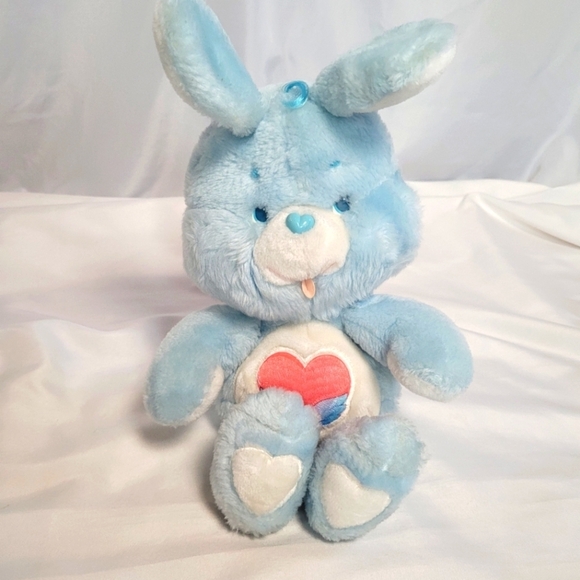 Vintage Care Bears Cousins Swift Heart Rabbit 16" Plush Stuffed Animal 1984 - Picture 1 of 9
